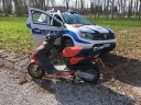 Lo scooter rubato che la Polizia locale di Modena ha recuperato