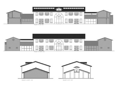 Prospetti nuovo fabbricato alloggio