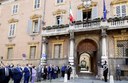 Alzabandiera al palazzo del Principe Foresto