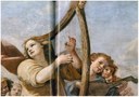 Dettaglio del concerto nell'affresco dell'abside di Mattia Preti