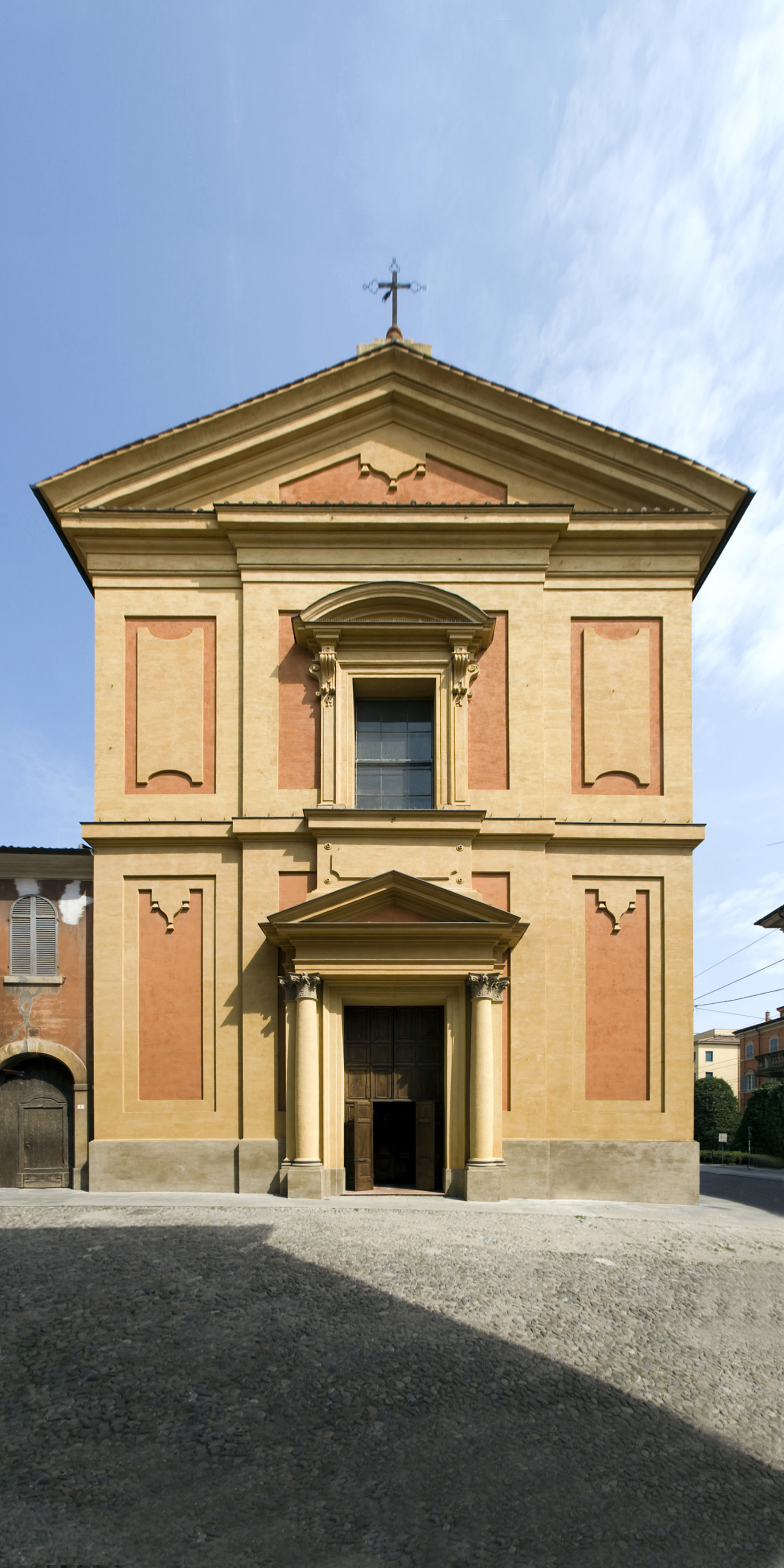 La facciata della chiesa di San Biagio