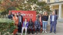 Insieme all'assessora Baracchi e allo staff del Memo i prof di Parma e Dakar nella visita di martedì 25 ottobre 