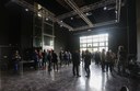 Un momento dell'intitolazione di uno spazio del Centro musica a Gigi Bertolini