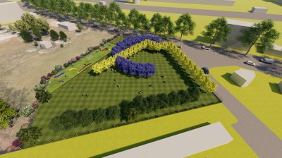 Il rendering del Parco 110
