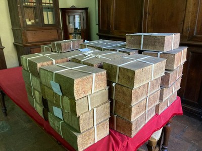 Donazione Archivio Bianchi, i faldoni