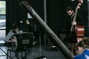 L'ensemble impegnata nella residenza artistica "Shadow sequences"