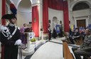 Un momento della celebrazione religiosa