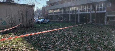 L'area di via Curie cordellata dalla Polizia locale di Modena