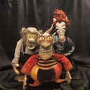 I burattini di Transylvania Circus alla mostra di Umberto Tirelli