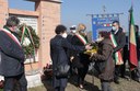 La sorella di Huber Panza insieme alle autorità