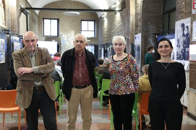 I relatori dell'incontro che ha aperto la mostra