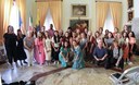 Foto di gruppo per gli studenti americani dell'Uga   