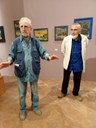Valbonesi con Bertoni alla presentazione della mostra in San Paolo