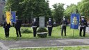 Un momento della cerimonia del 9 maggio