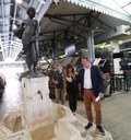 Un altro momento dell'incontro per il restauro al Mercato Albinelli