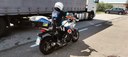 Un momento dei controlli della Polizia locale di Modena