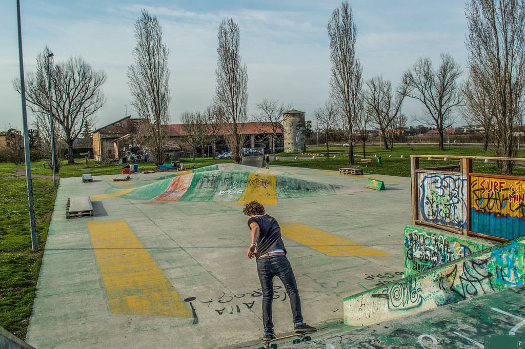 Un'immagine dello Skate park "Le Gobbe"