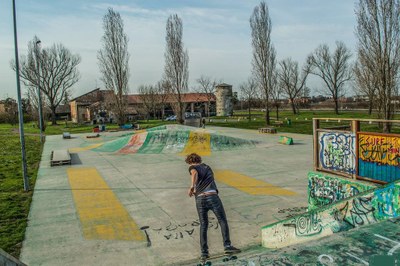 Un'immagine dello Skate park "Le Gobbe"
