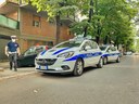 Un momento dei controlli straordinari della Polizia locale del 22 luglio