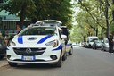Un momento dei controlli straordinari della Polizia locale del 22 luglio