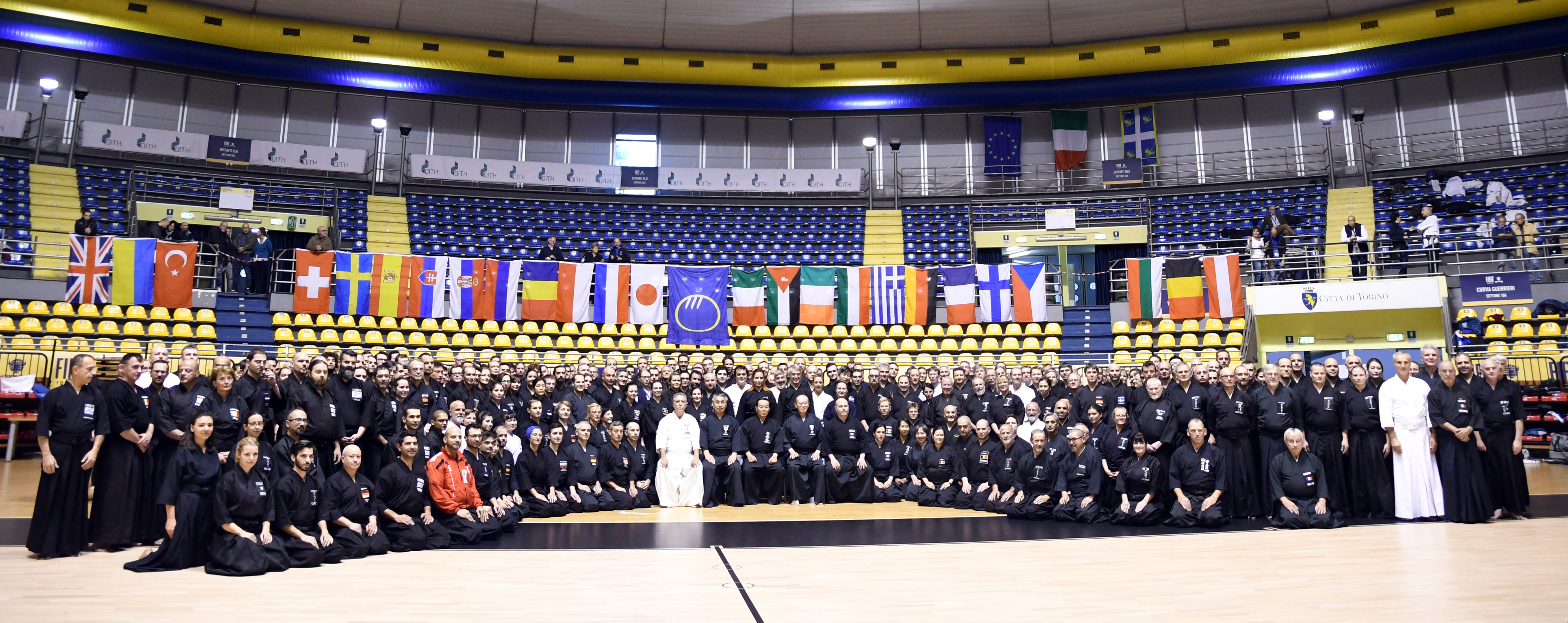 Un momento di una competizione internazionale di iaido