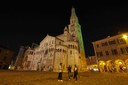 L'illuminazione led in piazza Grande