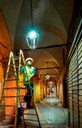 Un'immagine dell'illuminazione pubblica già rinnovata con led 