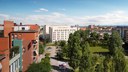 Un rendering del progetto nel comparto ex Corni 2