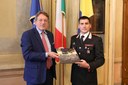 Il sindaco con il capitano La Verghetta