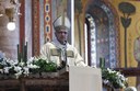 L'arcivescovo Erio Castellucci durante la celebrazione in Duomo