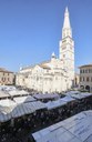 Piazza Grande con la fiera