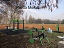 L'area fitness al parco Melotti
