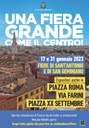 Il manifesto della campagna di comunicazione "una fiera grande come il centro!"