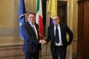 il sindaco Muzzarelli e il presidente del Tribunale Liccardo