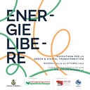 La locandina dell'iniziativa per "Energie libere"