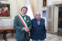 Il sindaco Muzzarelli con Beppe Zagaglia