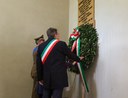 Deposizione della corona alla lapide di Ferdinando Ruffini