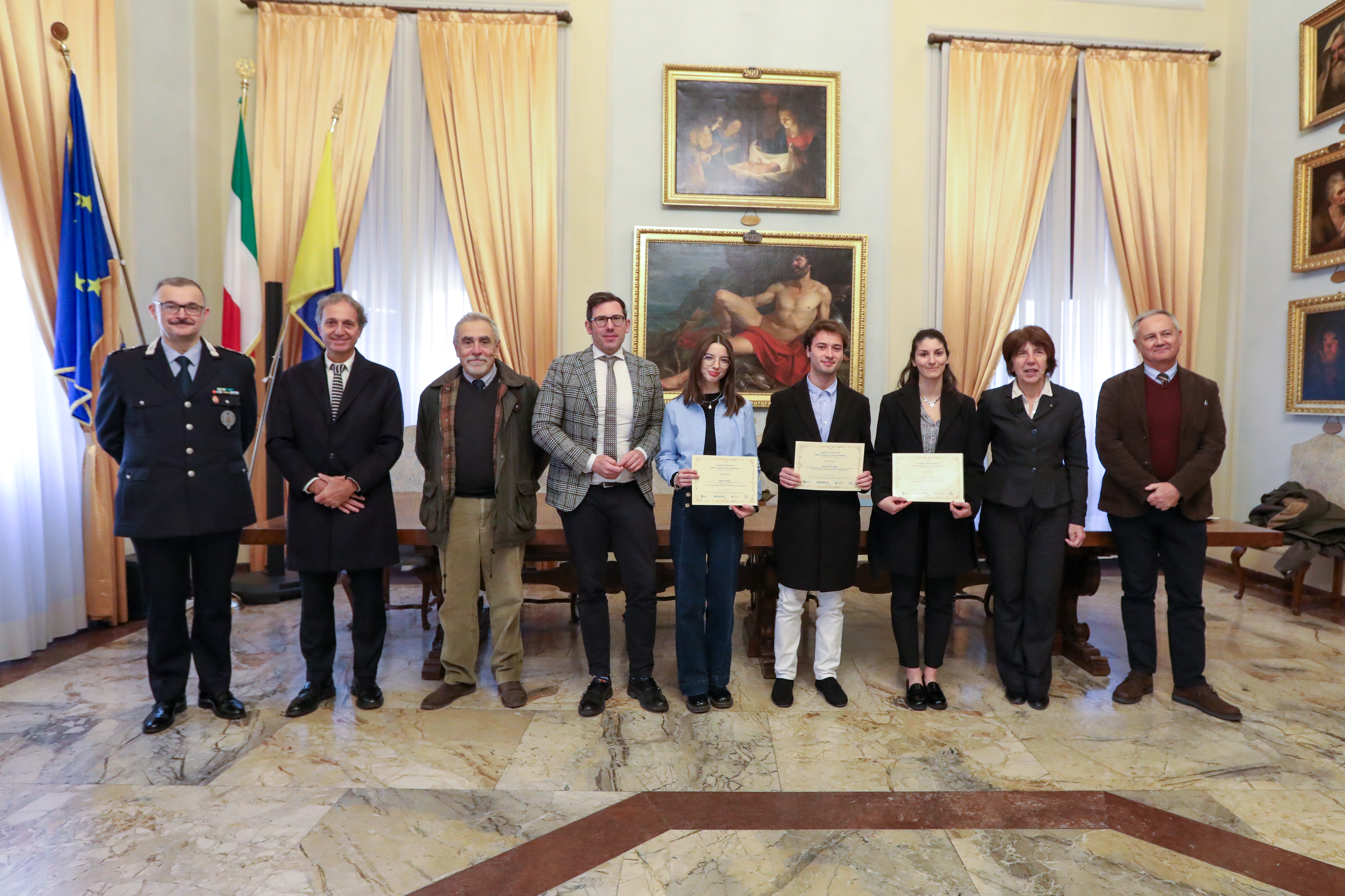 La consegna dei premi di studio "Legalità e territorio"