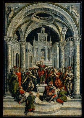 Museo Civico, Girolamo Comi, "La predica di San Paolo"