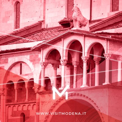 Un'immagine della campagna di promozione di Visitmodena