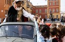 Un momento delle celebrazioni per il Carnevale 2023 a Modena
