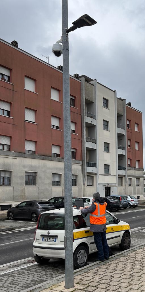 Nuova telecamera in via Gerosa