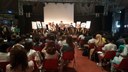 A scuola di legalità, un momento dell'incontro alla Tenda