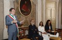 L'intervento del sindaco alla premiazione