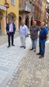 Il sindaco e i tecnici in via San Giacomo