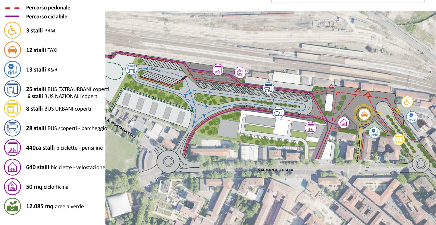 Hub intermodale, servizi per la mobilità