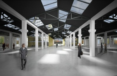 Immagine di progetto della riqualificazione delle ex Fonderie (interni)
