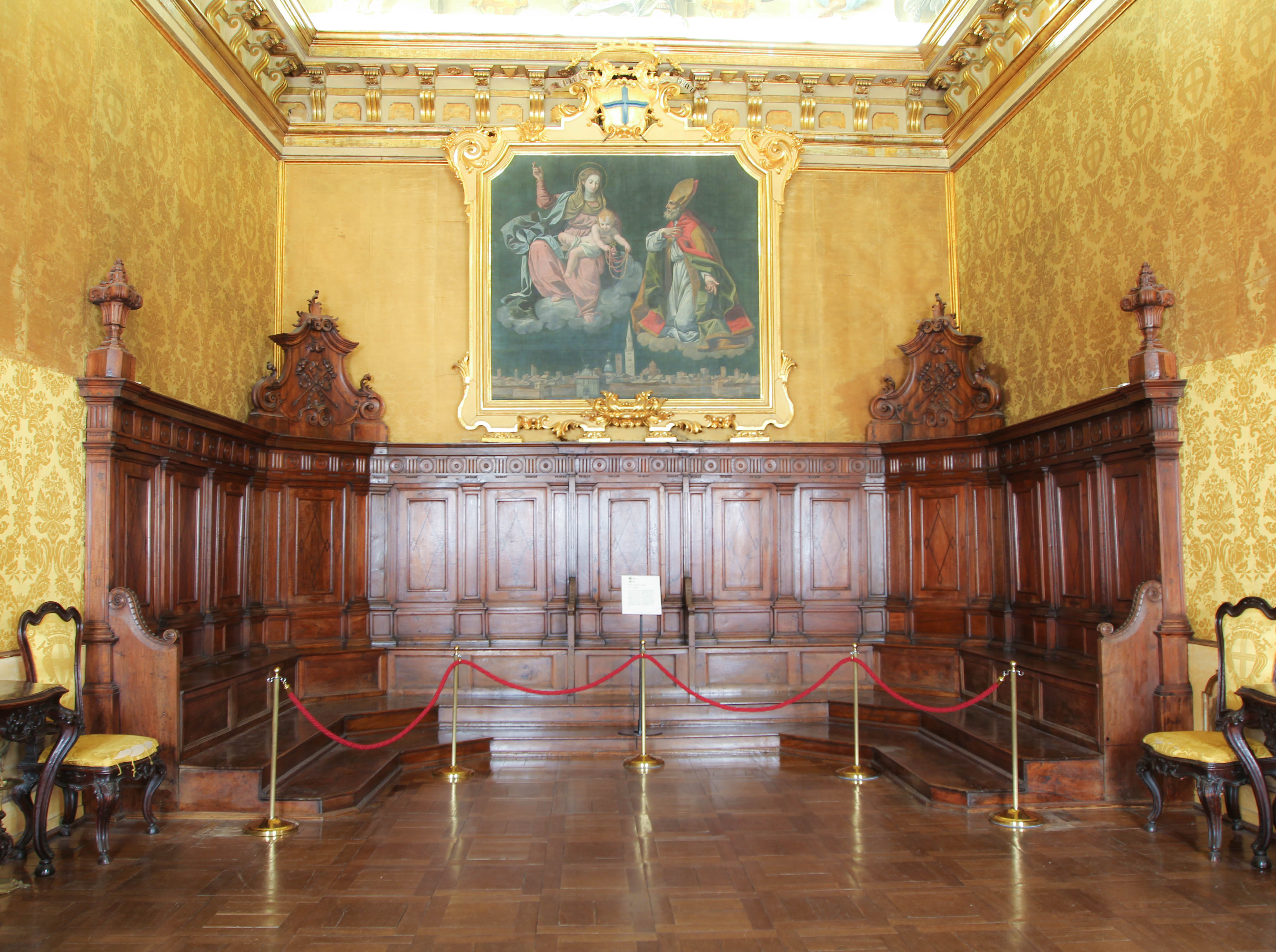 La sala del Vecchio Consiglio
