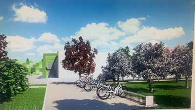 Un rendering del nuovo Centro pasti