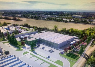 Un rendering del nuovo Centro pasti